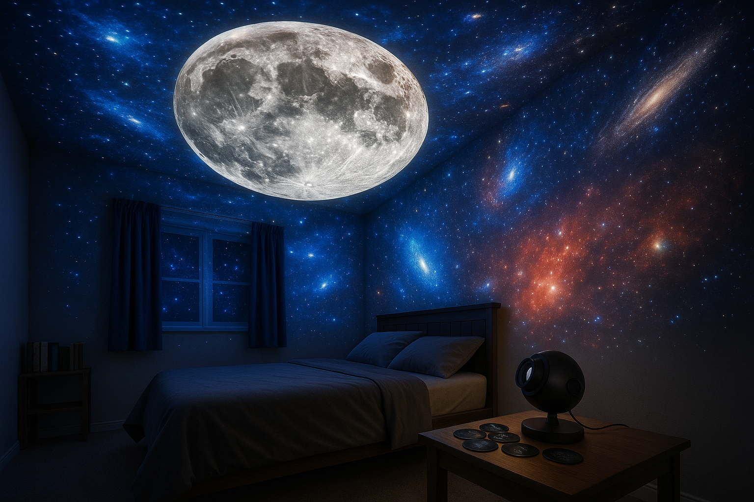 Projecteur Planétarium HD – Univers, Étoiles et Planètes dans votre Chambre